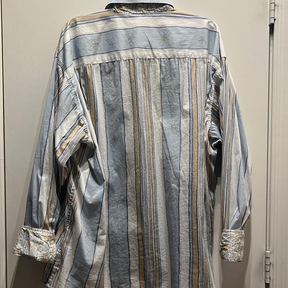 Burma Bibas 90’s Vintage Long Sleeve Button Down XXL - Picture 7 of 7